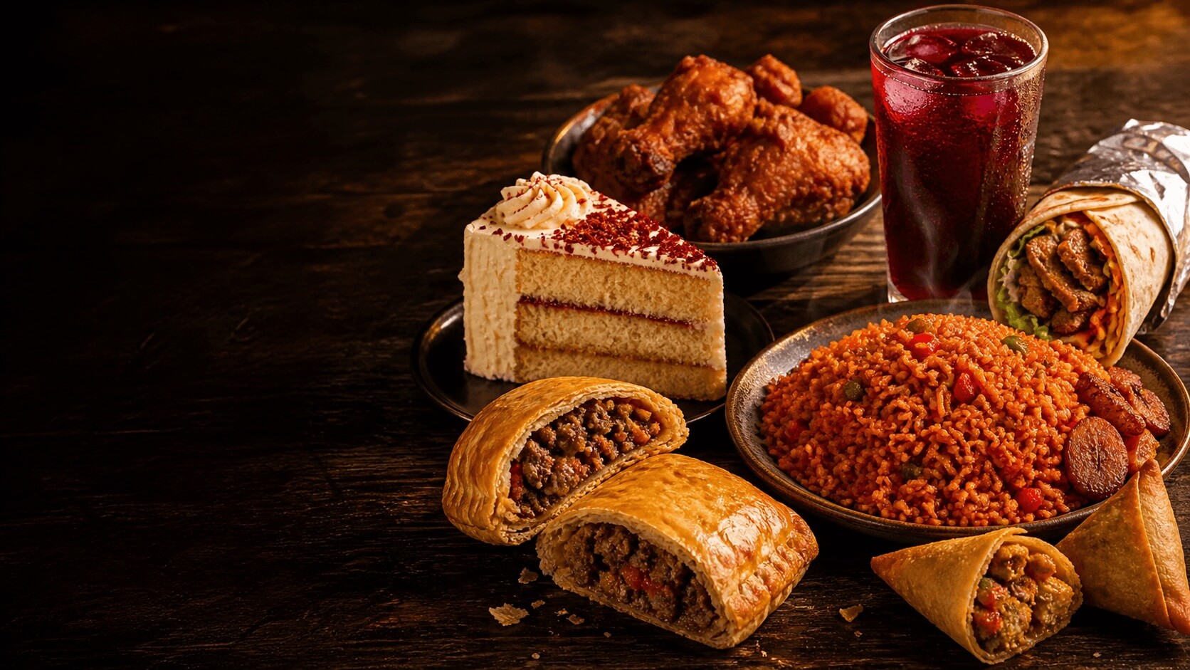 Shamaz Delight Café food spread